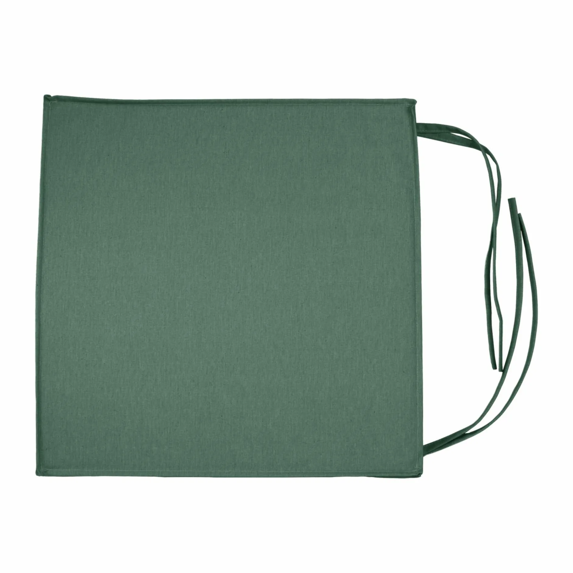 Accessoires Transats>Camif Lot de 4 Galettes de Chaises de Jardin Recyclé Heva - Vert Fougère