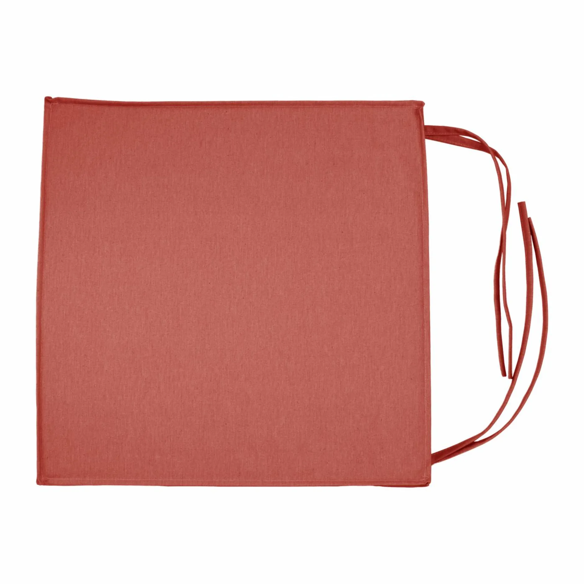 Accessoires Transats>Camif Lot de 4 Galettes de Chaises de Jardin Recyclé Heva - Tomette