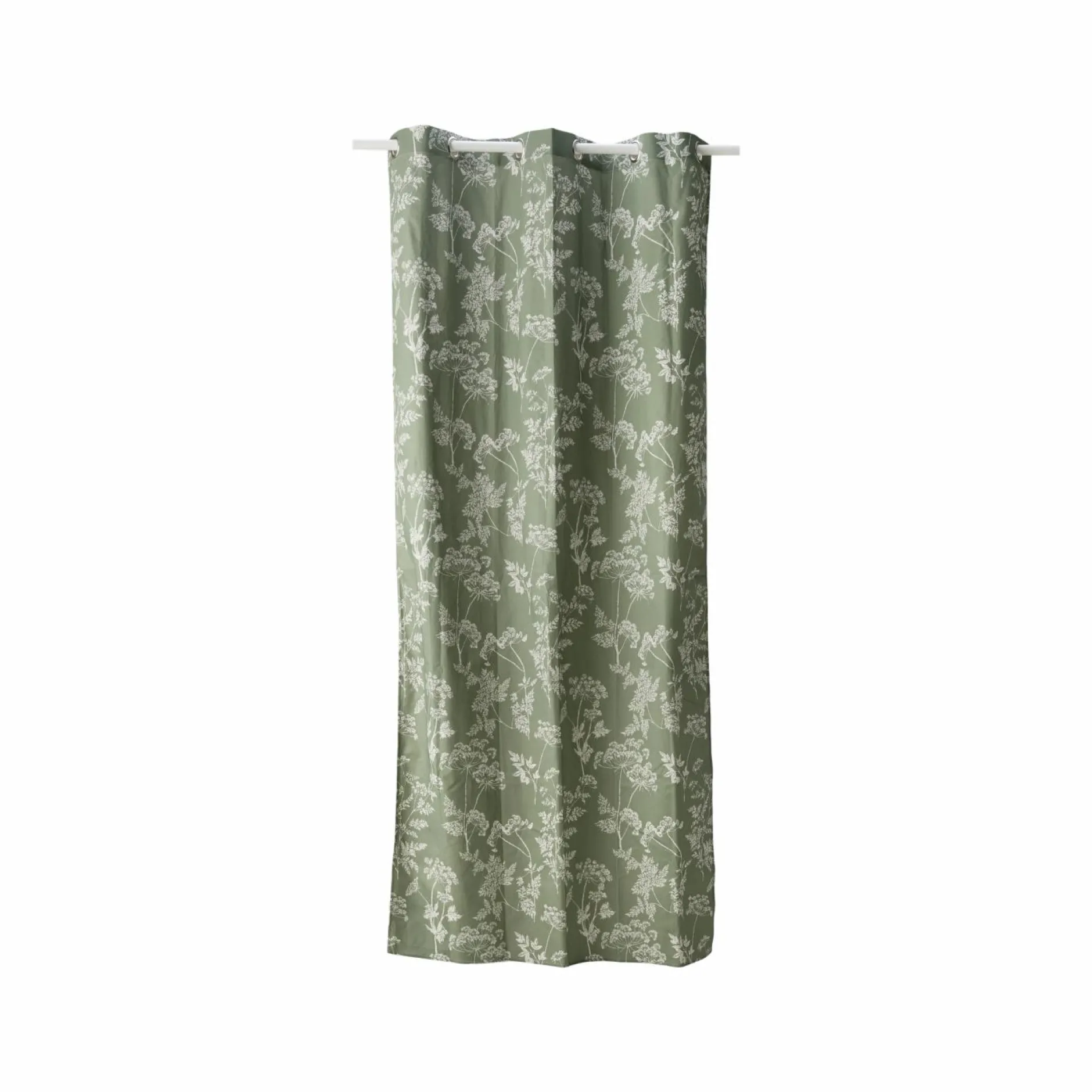Rideaux Et Voilage|Rideaux Et Voilage>Camif Lot de 2 rideaux coton Angélique - - 135 x 260 cm Vert