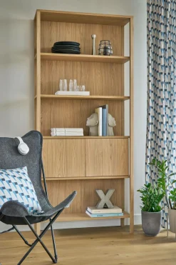 Rideaux Et Voilage|Rideaux Et Voilage></noscript>Camif Lot de 2 rideaux coton Nautique Urbain - - 140 x 260 cm Bleu Gris