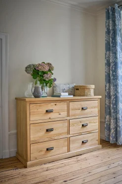 Rideaux Et Voilage|Rideaux Et Voilage>Camif Lot de 2 rideaux coton Passerage - - 135 x 260 cm Bleu