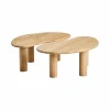 Tables Basses>Camif Lot de 2 tables basses chêne massif Milan