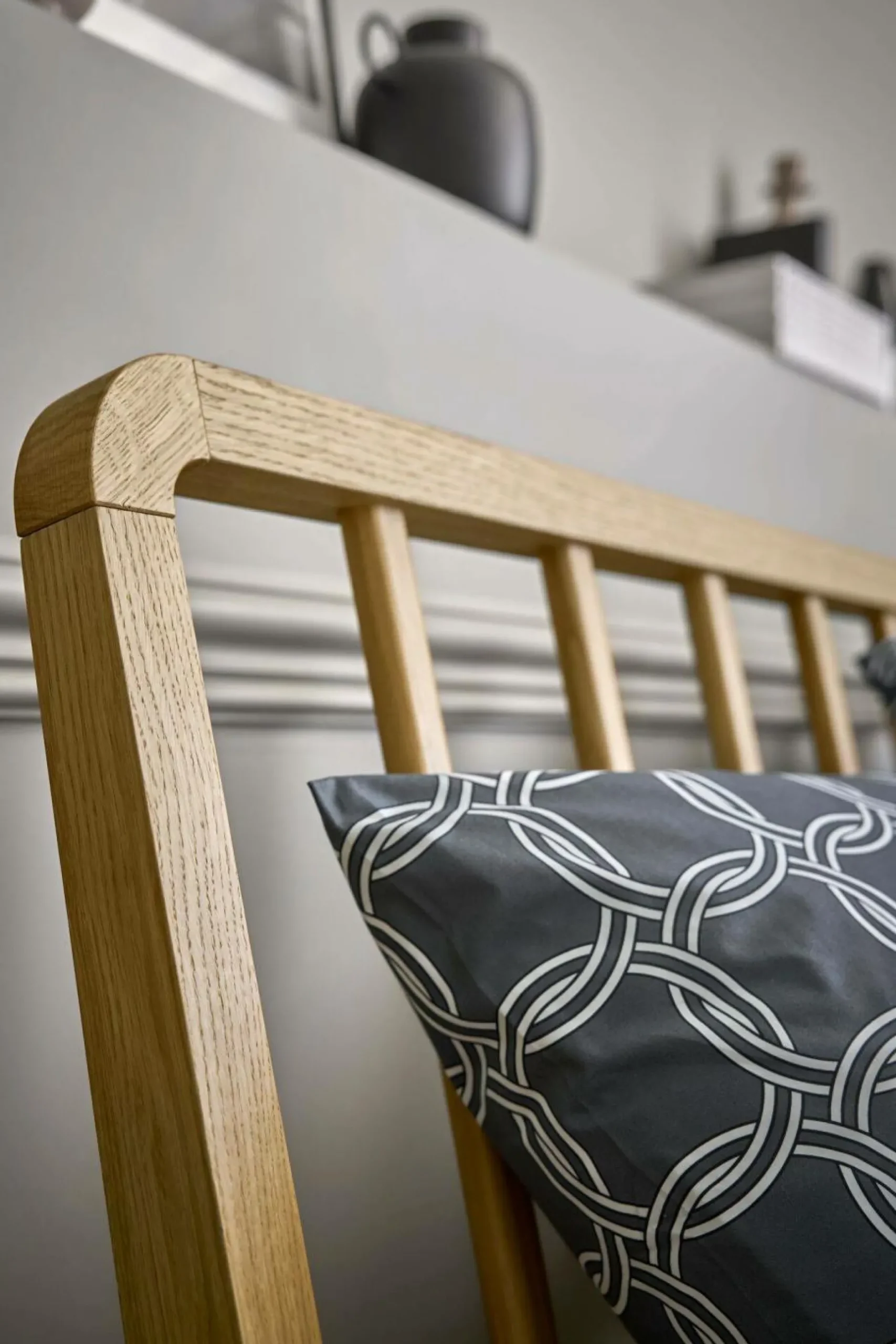 Taies D'Oreiller>Camif Lot de 2 taies d'oreiller percale Néo Rétro - - 50 x 70 cm Anthracite