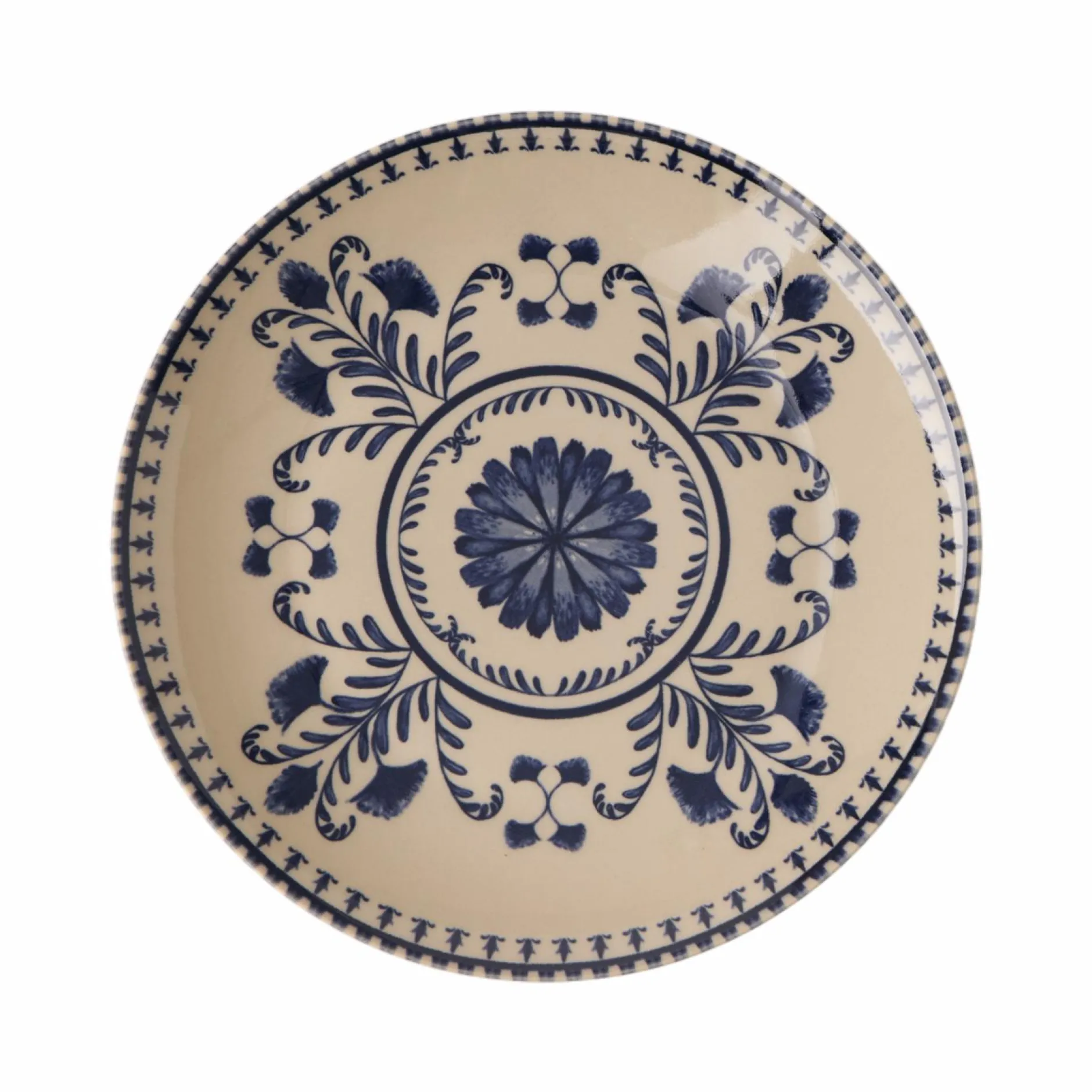 Assiettes|Assiettes>Camif MARIA PT TERRACOTA Lot de 6 Assiettes plates Vila Flore