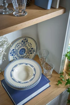 Assiettes|Assiettes>Camif MARIA PT TERRACOTA Lot de 6 Assiettes plates Vila Flore