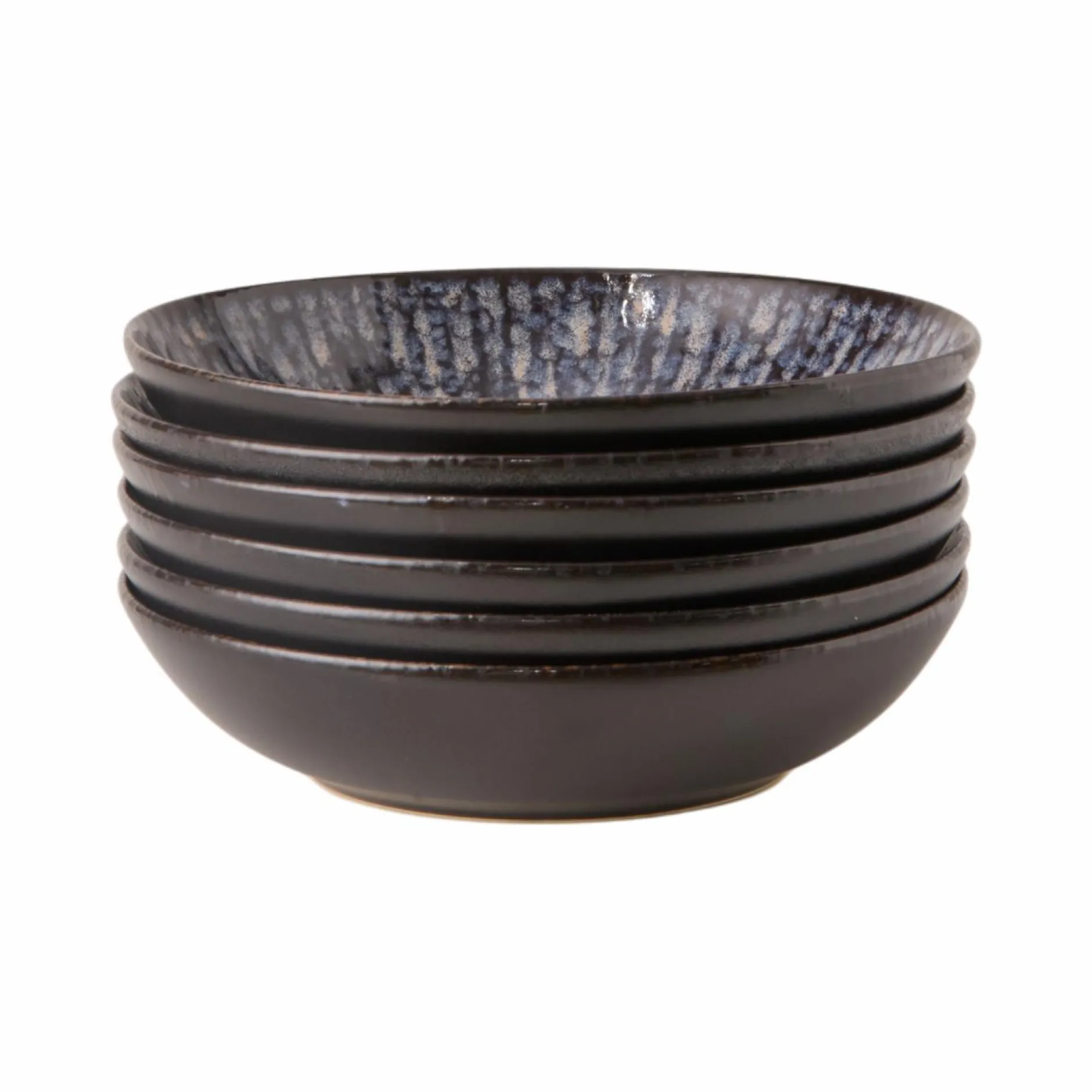 Assiettes|Assiettes>Camif MARIA PT TERRACOTA Lot de 6 Assiettes creuses Canelé Anadia