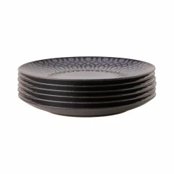 Assiettes|Assiettes></noscript>Camif MARIA PT TERRACOTA Lot de 6 Assiettes plates Croisé Anadia