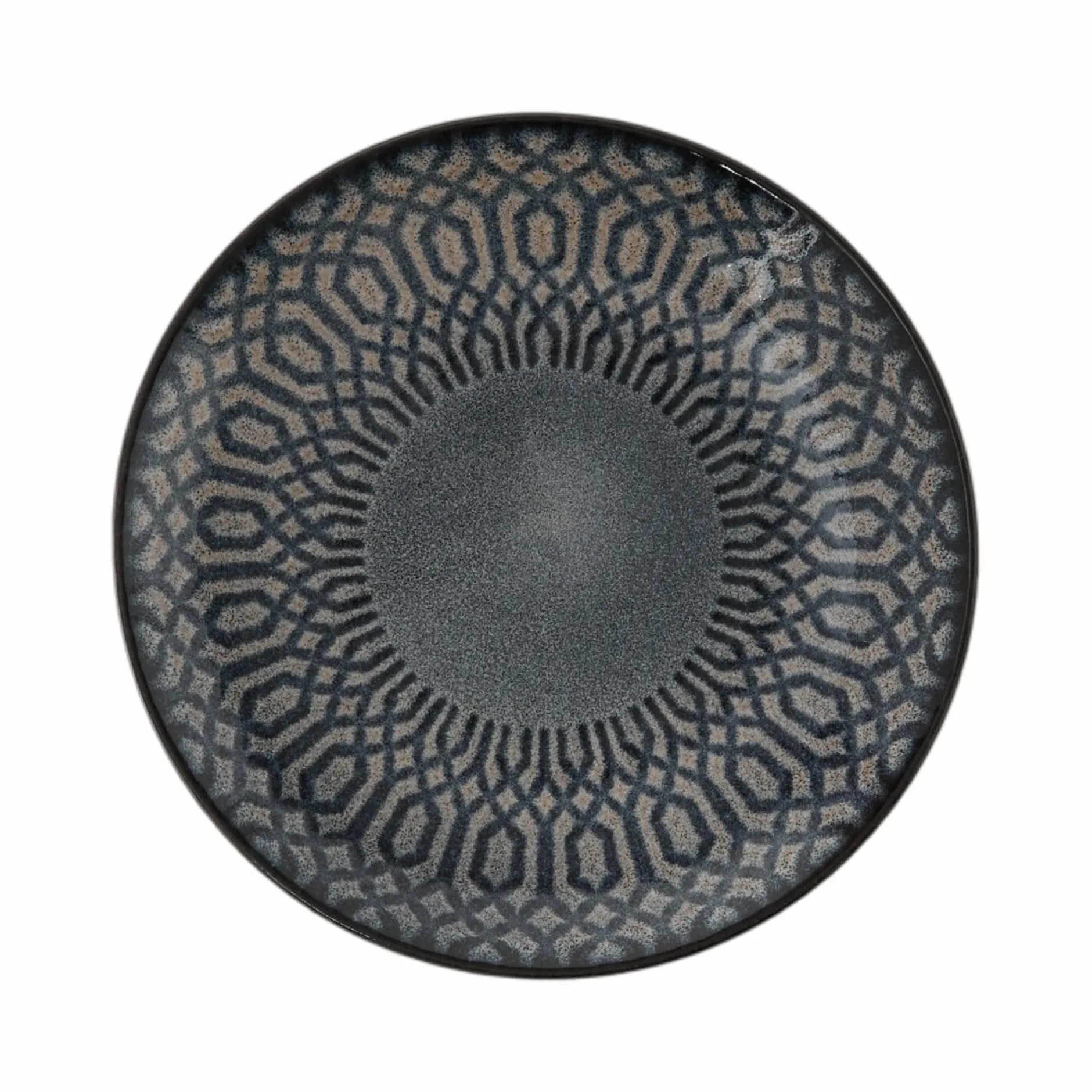 Assiettes|Assiettes>Camif MARIA PT TERRACOTA Lot de 6 Assiettes à dessert Croisé Anadia