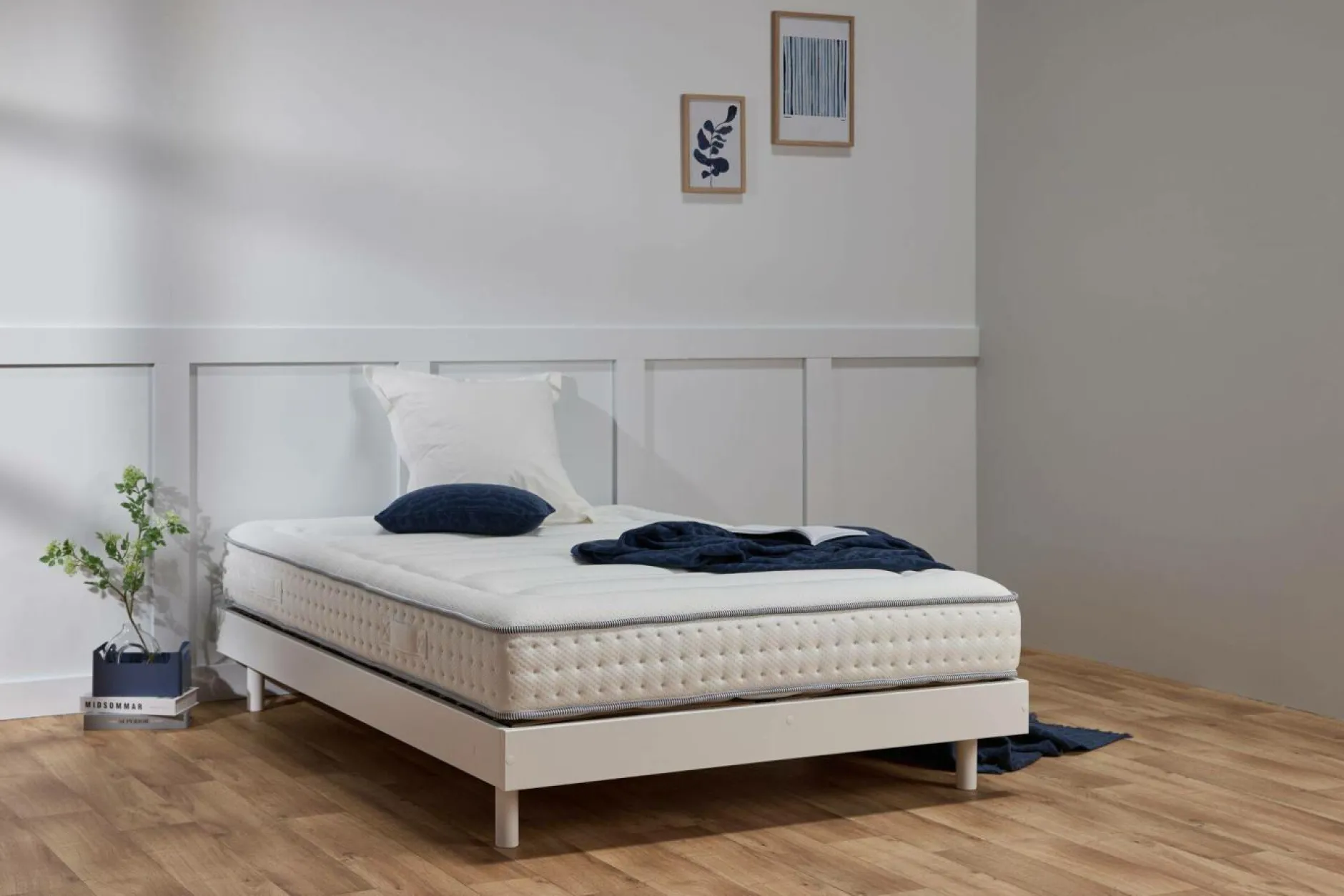 Matelas 90 X 190 Cm|Matelas 140 X 190 Cm>Camif Matelas mousse HR 5 zones 22 cm Ernest - 140 x 200 cm