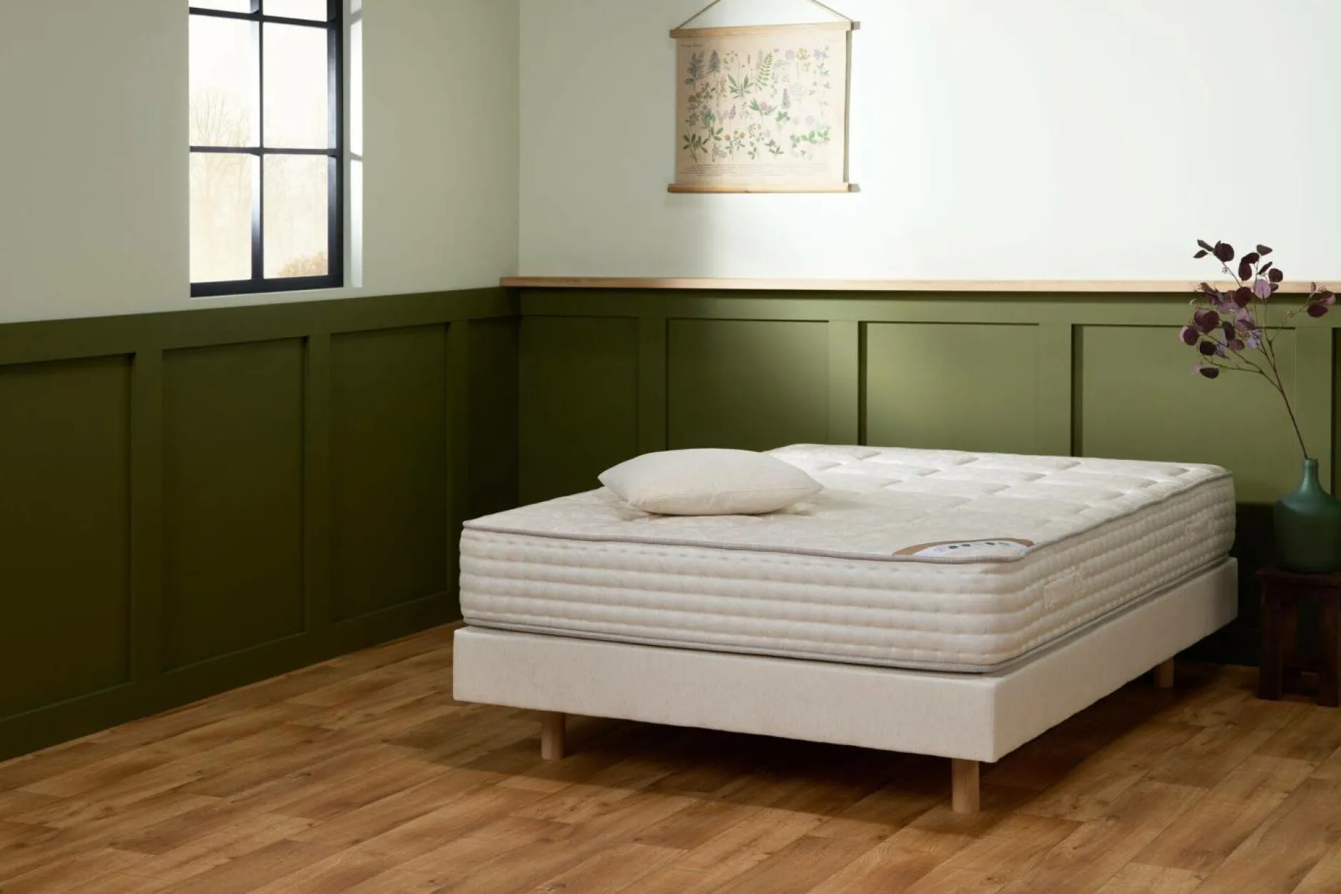 Matelas 90 X 190 Cm|Matelas 140 X 190 Cm>Camif Matelas ressorts ensachés 27 cm Martin - 180 x 200 cm