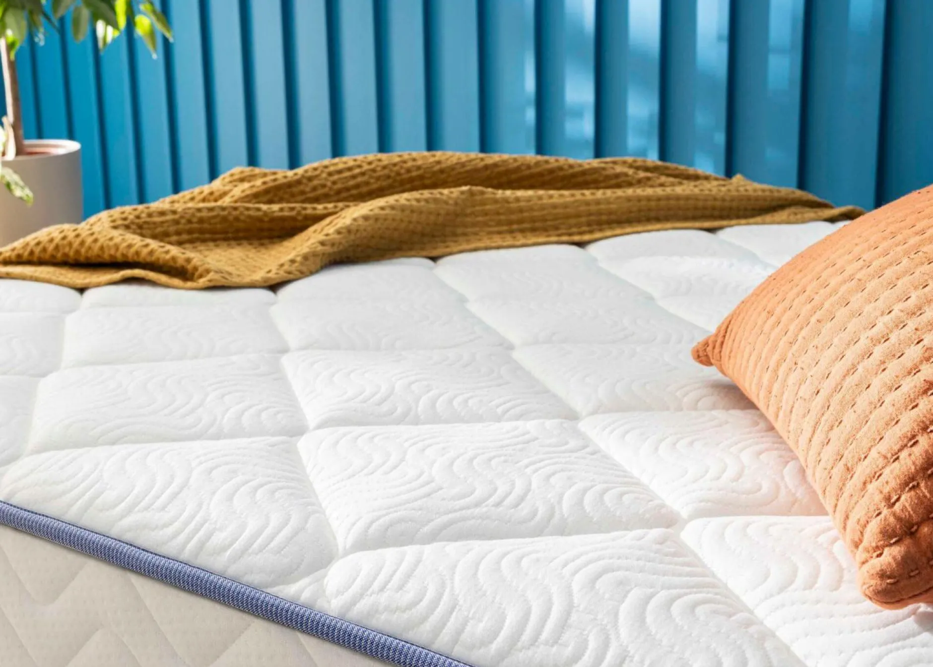 Ensembles 90 X 190 Cm|Ensembles 160 X 200 Cm>Camif MERINOS Ensemble sommier et matelas Sweety - - 140 x 190 cm Bleu Nuit