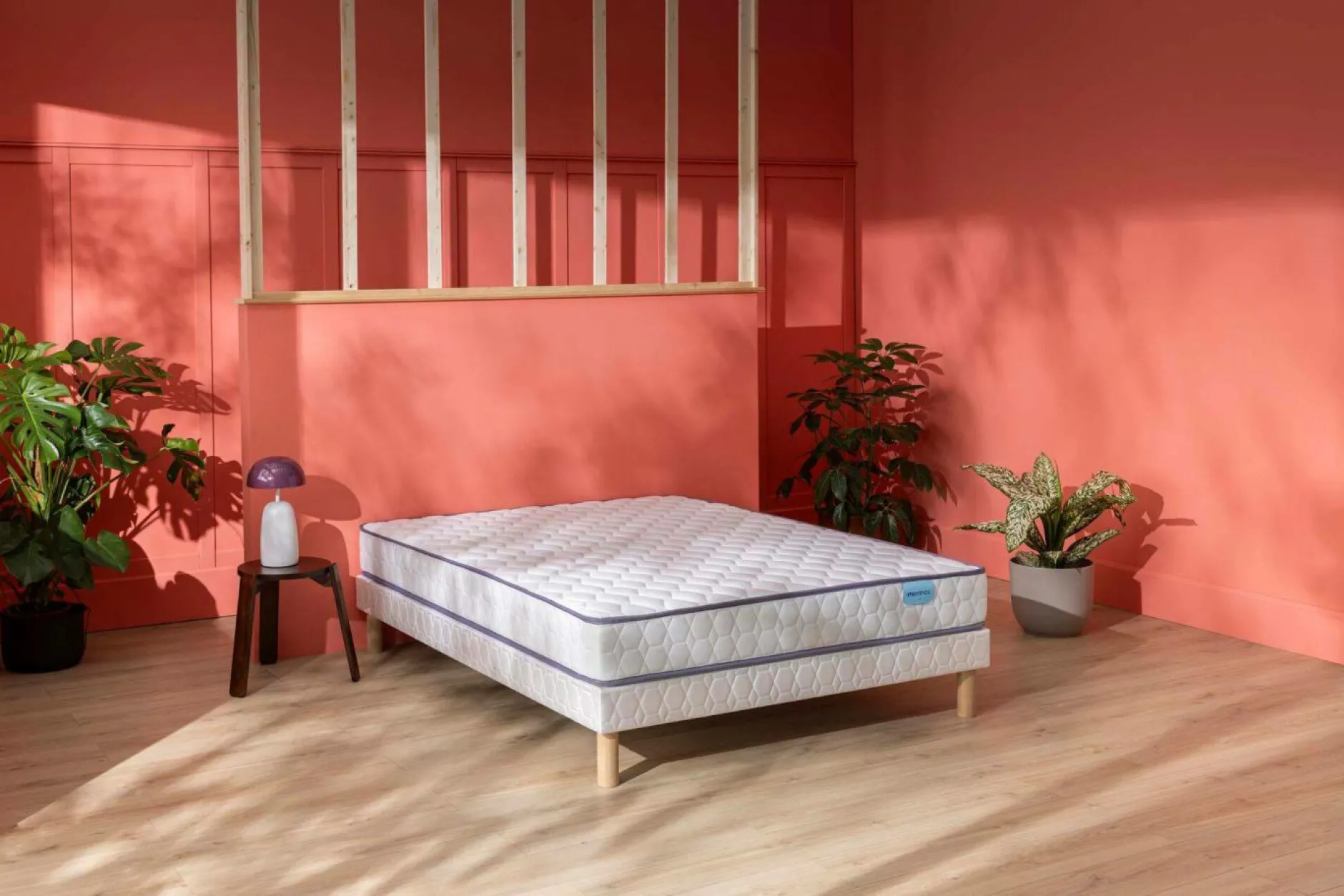 Ensembles 90 X 190 Cm|Ensembles 160 X 200 Cm>Camif MERINOS Ensemble sommier et matelas Natty - 160 x 200 cm