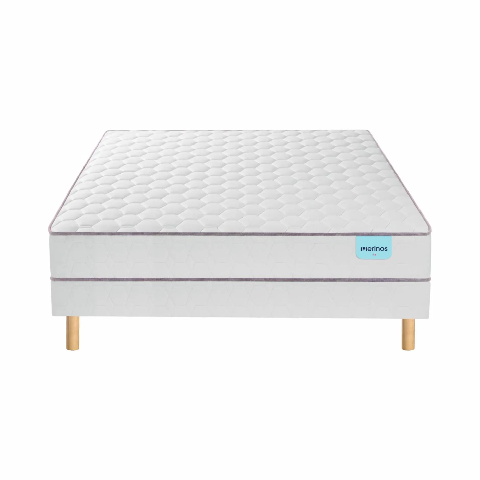 Ensembles 90 X 190 Cm|Ensembles 160 X 200 Cm>Camif MERINOS Ensemble sommier et matelas Natty - 160 x 200 cm
