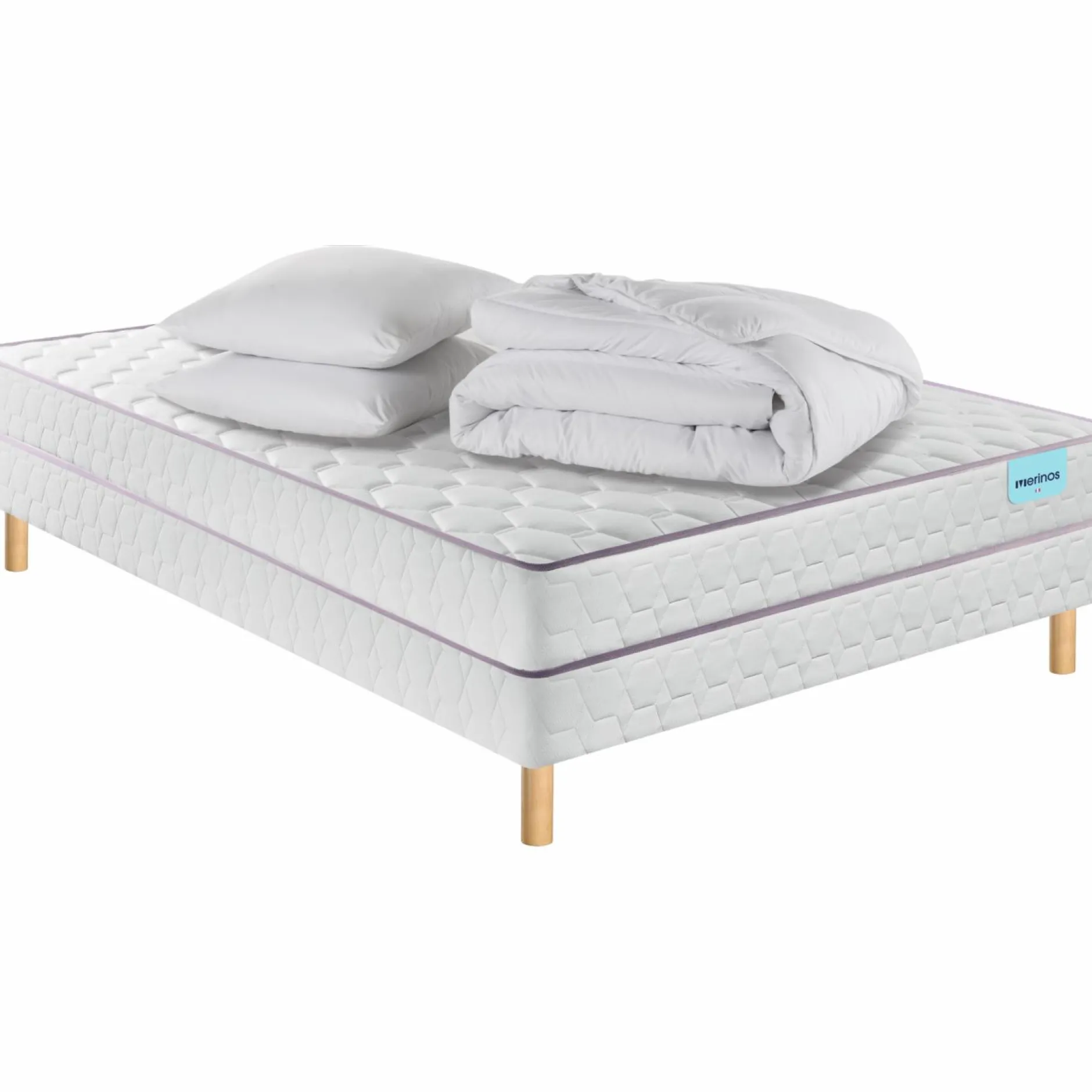 Ensembles 160 X 200 Cm|Ensembles 140 X 190 Cm>Camif MERINOS Ensemble Super Natty - 160 x 200 cm