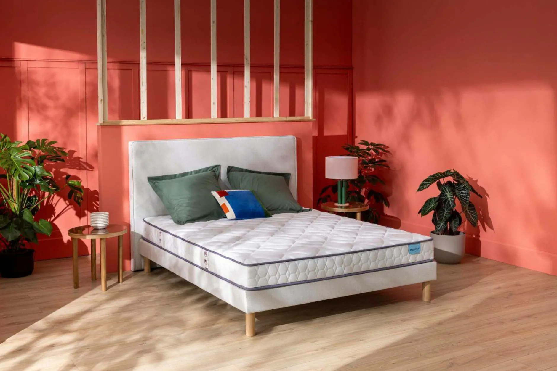 Matelas 90 X 190 Cm|Matelas 140 X 190 Cm>Camif MERINOS Matelas latex 19 cm Happy Lit - 180 x 200 cm