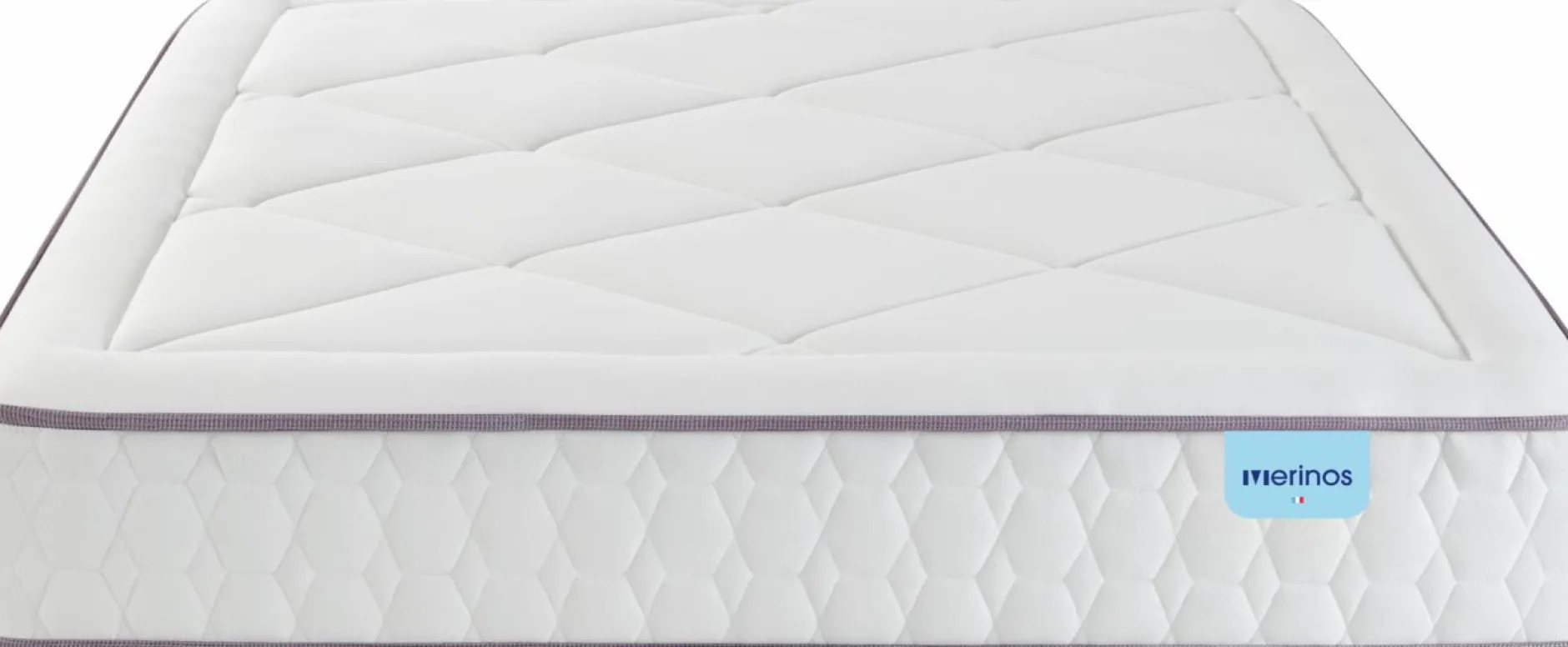 Matelas 90 X 190 Cm|Matelas 140 X 190 Cm>Camif MERINOS Matelas ressorts ensachés 24 cm Full Bed - 120 x 190 cm