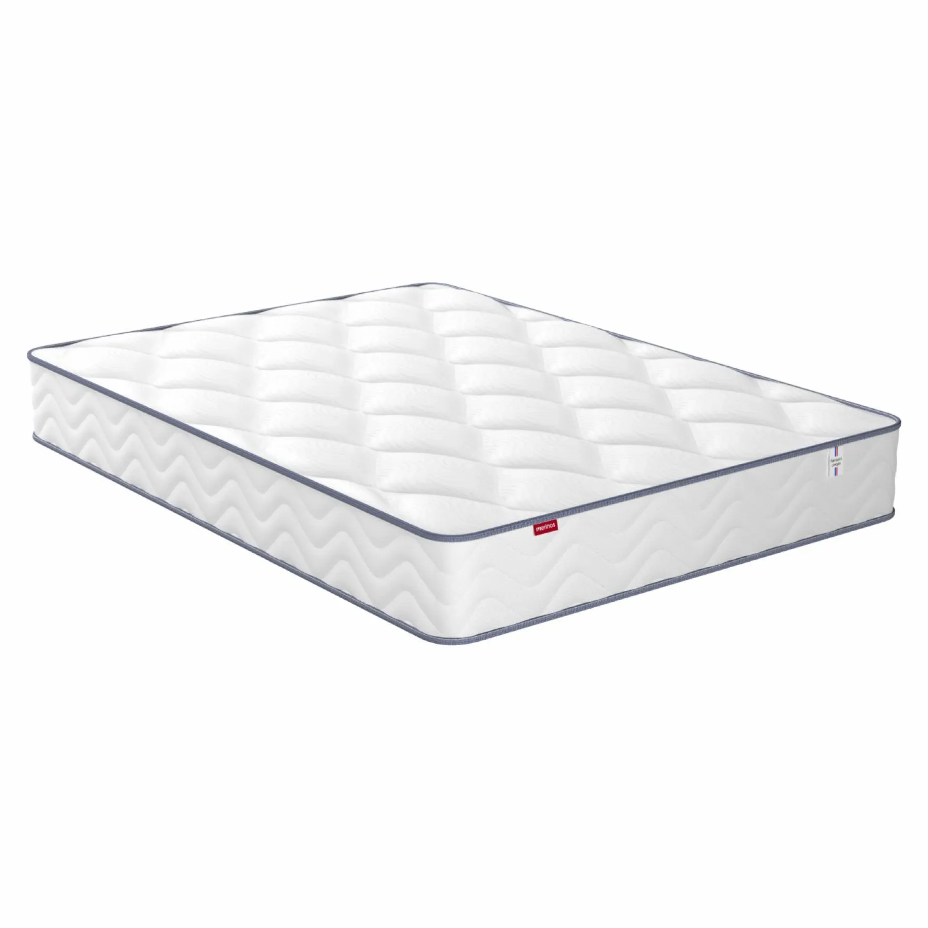 Matelas 160 X 200 Cm|Matelas 90 X 190 Cm>Camif MERINOS Matelas ressorts ensachés 23 cm Sweety - 90 x 190 cm