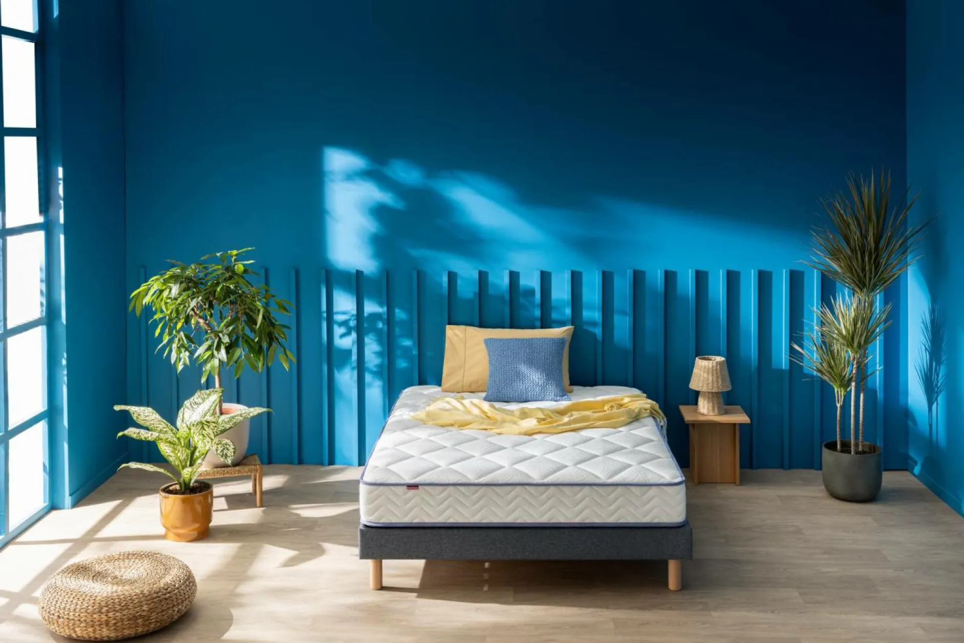 Matelas 160 X 200 Cm|Matelas 90 X 190 Cm>Camif MERINOS Matelas ressorts ensachés 23 cm Sweety - 90 x 190 cm