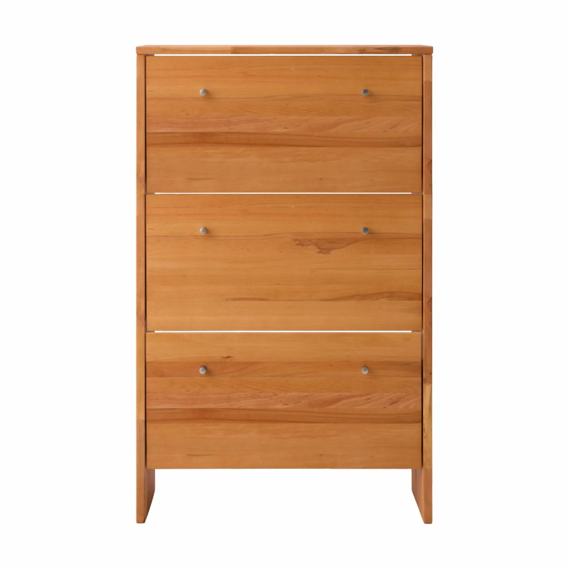 Meubles D'Entrée|Meubles À Chaussures>Camif Meuble à chaussures bois massif 3 tiroirs Cyriel - Hêtre Massif