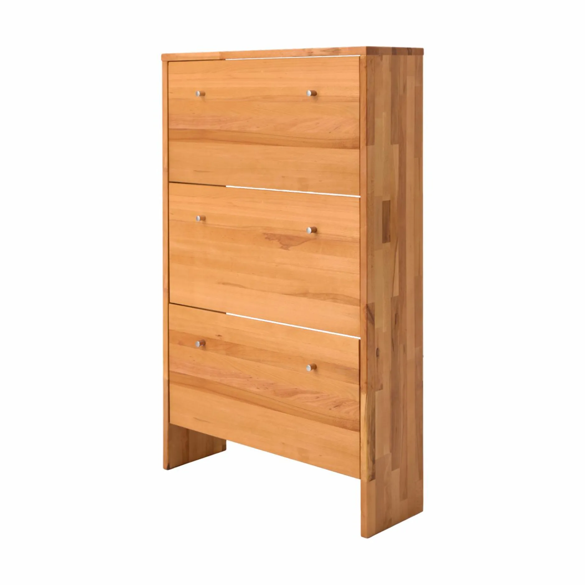 Meubles D'Entrée|Meubles À Chaussures>Camif Meuble à chaussures bois massif 3 tiroirs Cyriel - Hêtre Massif