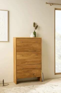 Meubles À Chaussures|Meubles D'Entrée>Camif Meuble à chaussures en chêne massif Cyriel