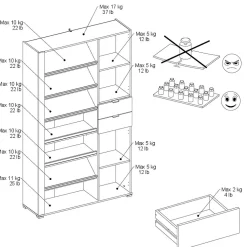 Meubles À Chaussures|Meubles D'Entrée></noscript>Camif Meuble à chaussures Philémon