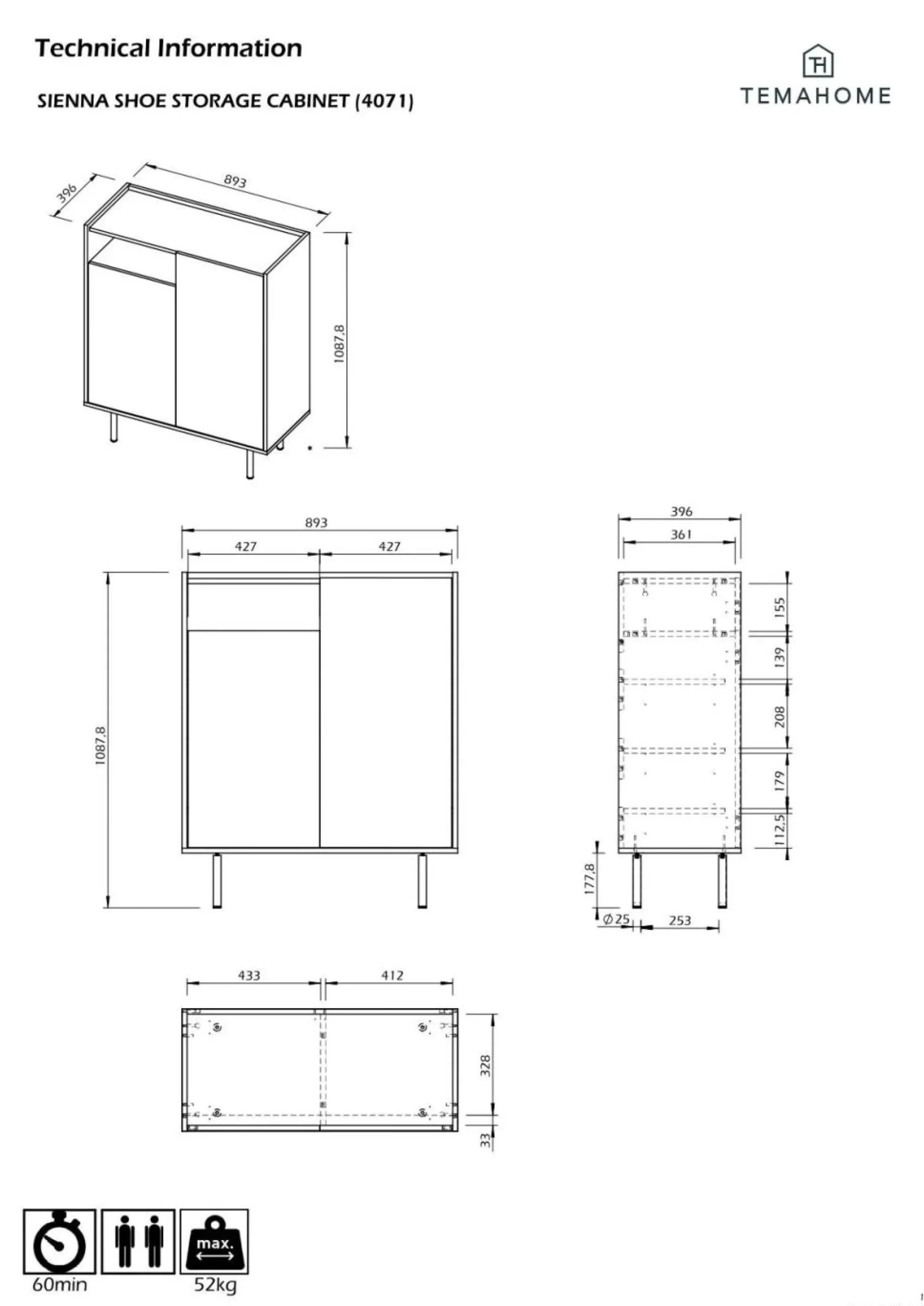Meubles À Chaussures|Meubles D'Entrée>Camif Meuble à chaussures Sienna