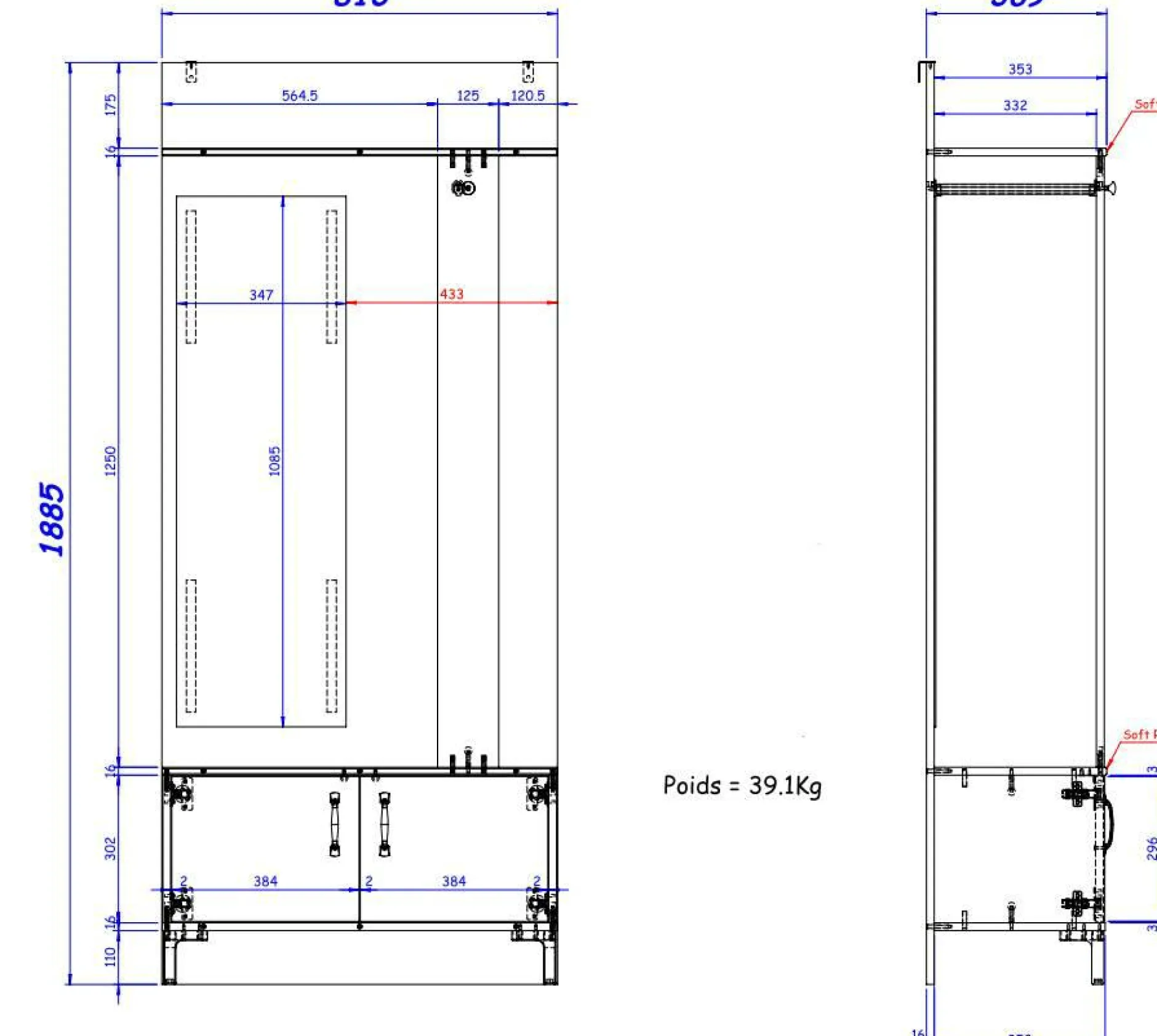 Meubles D'Entrée>Camif Meuble d'entrée Granval