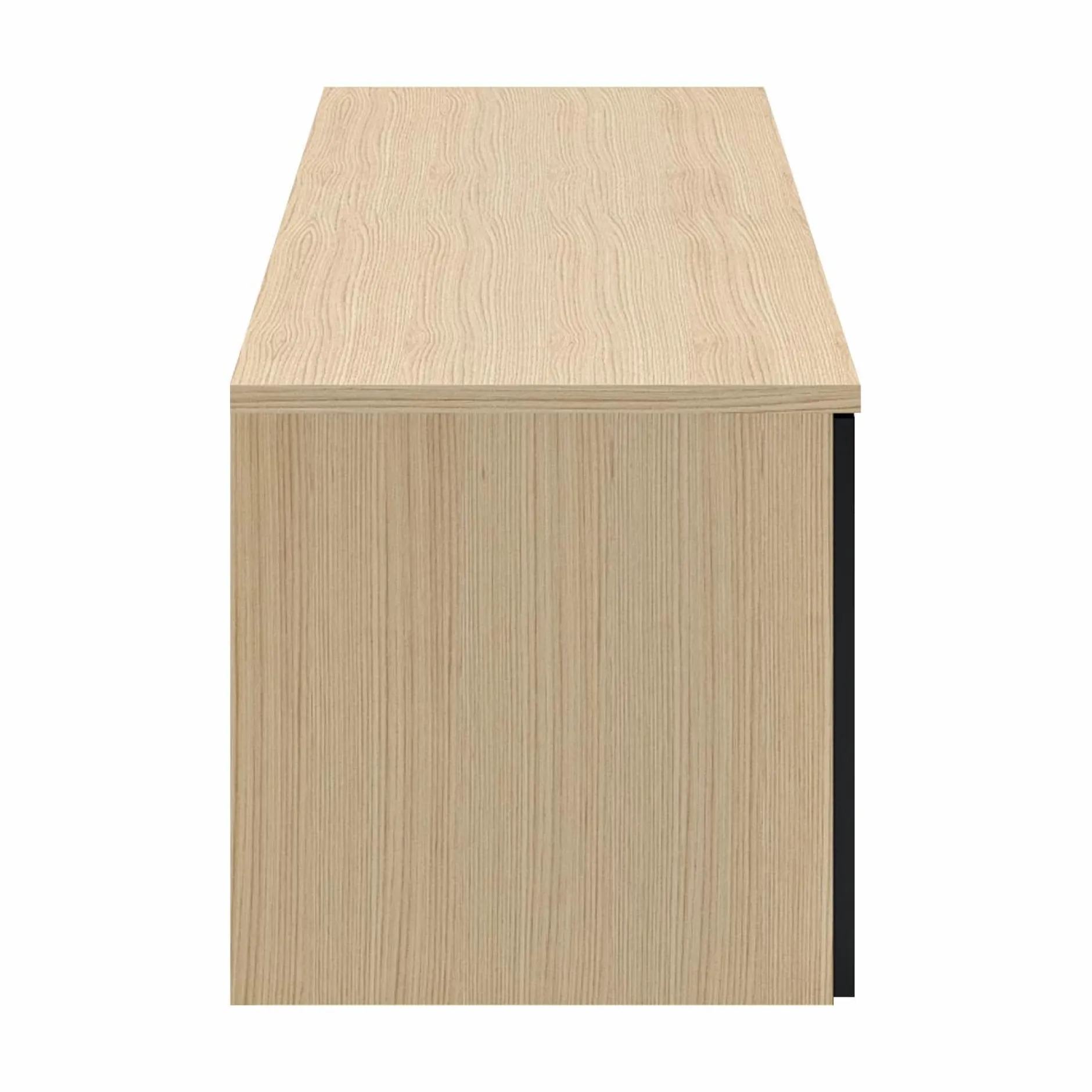 Meubles Tv>Camif Meuble TV Albi 190 - Chêne/Noir