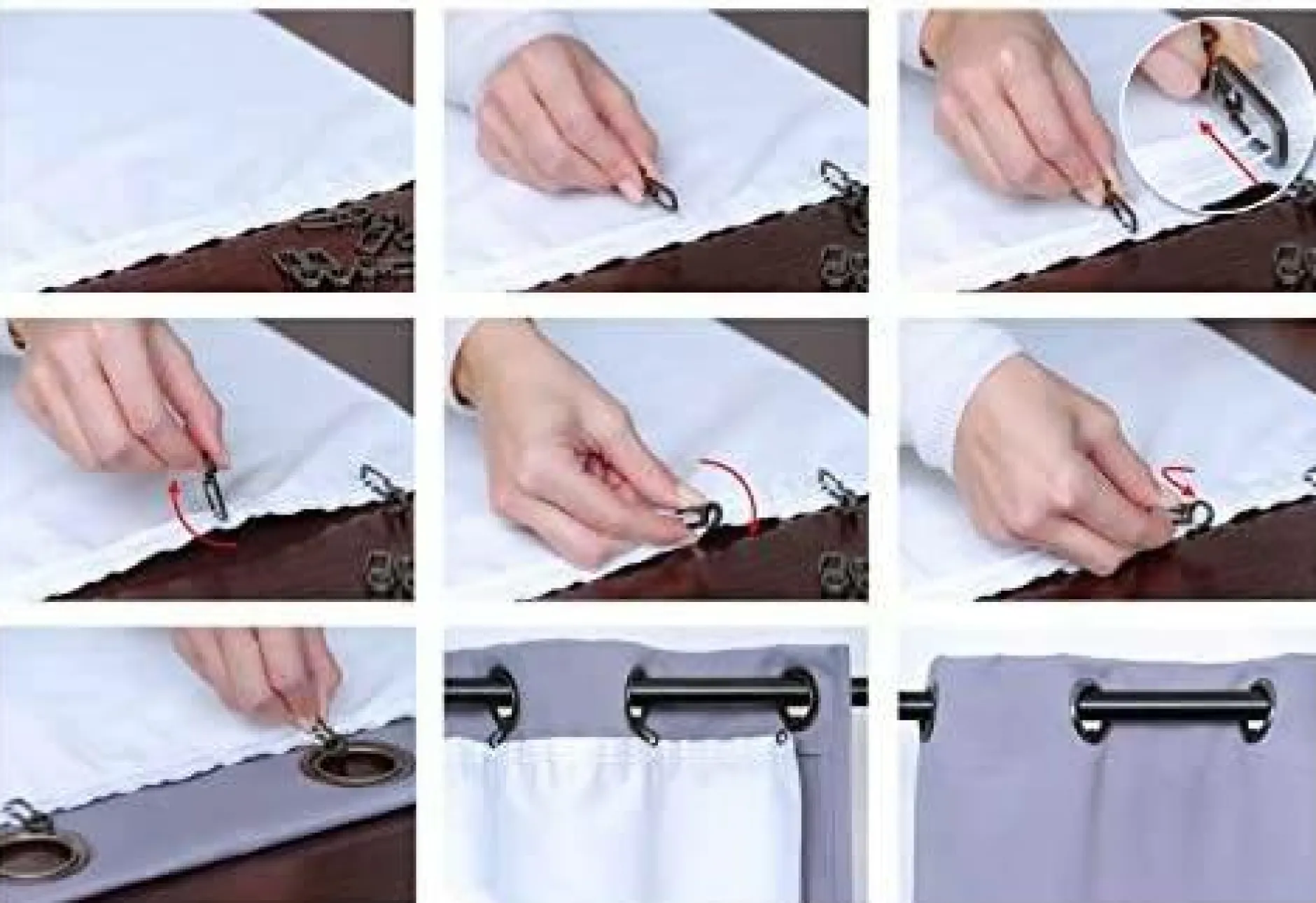 Rideaux Et Voilage|Rideaux Et Voilage>Camif MOONDREAM Doublure occultant et thermique Bi-Well, blanc & argent