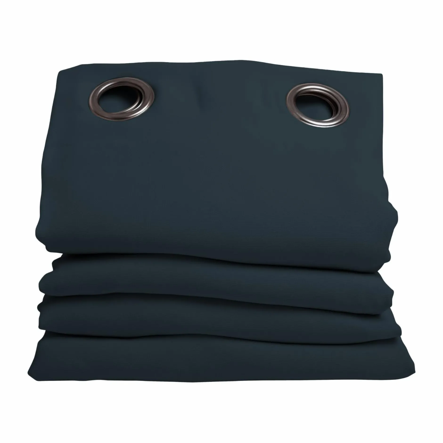 Rideaux Et Voilage|Rideaux Et Voilage>Camif MOONDREAM Rideau 3 en 1 phonique thermique occultant Marius - Bleu Ardoise