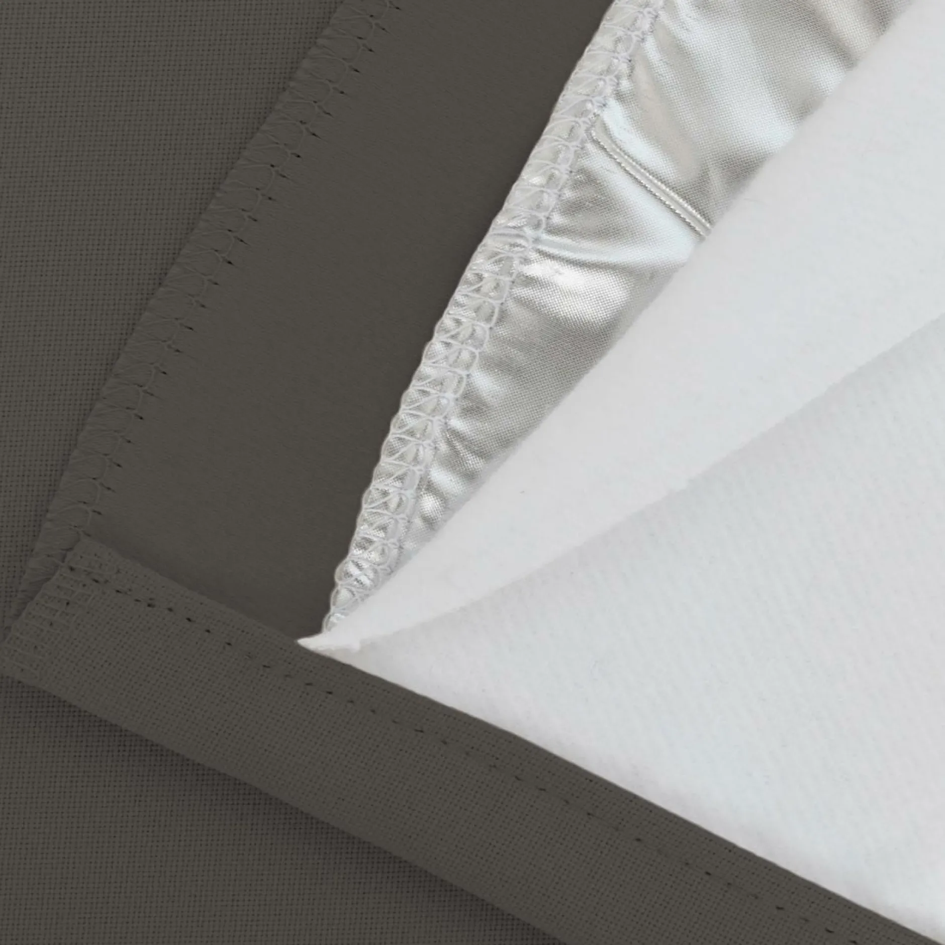 Rideaux Et Voilage|Rideaux Et Voilage>Camif MOONDREAM Rideau 3 en 1 phonique thermique occultant Marius - Métal