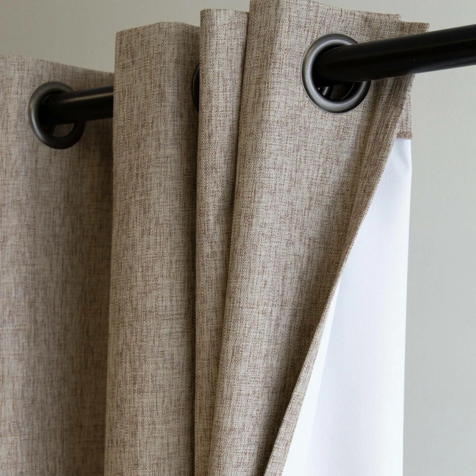 Rideaux Et Voilage|Rideaux Et Voilage>Camif MOONDREAM Rideau occultant Marin - Taupe