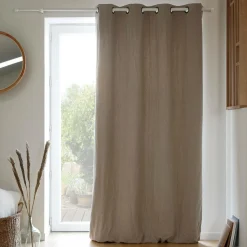 Rideaux Et Voilage|Rideaux Et Voilage>Camif MOONDREAM Rideau thermique en lin Colin - Ficelle
