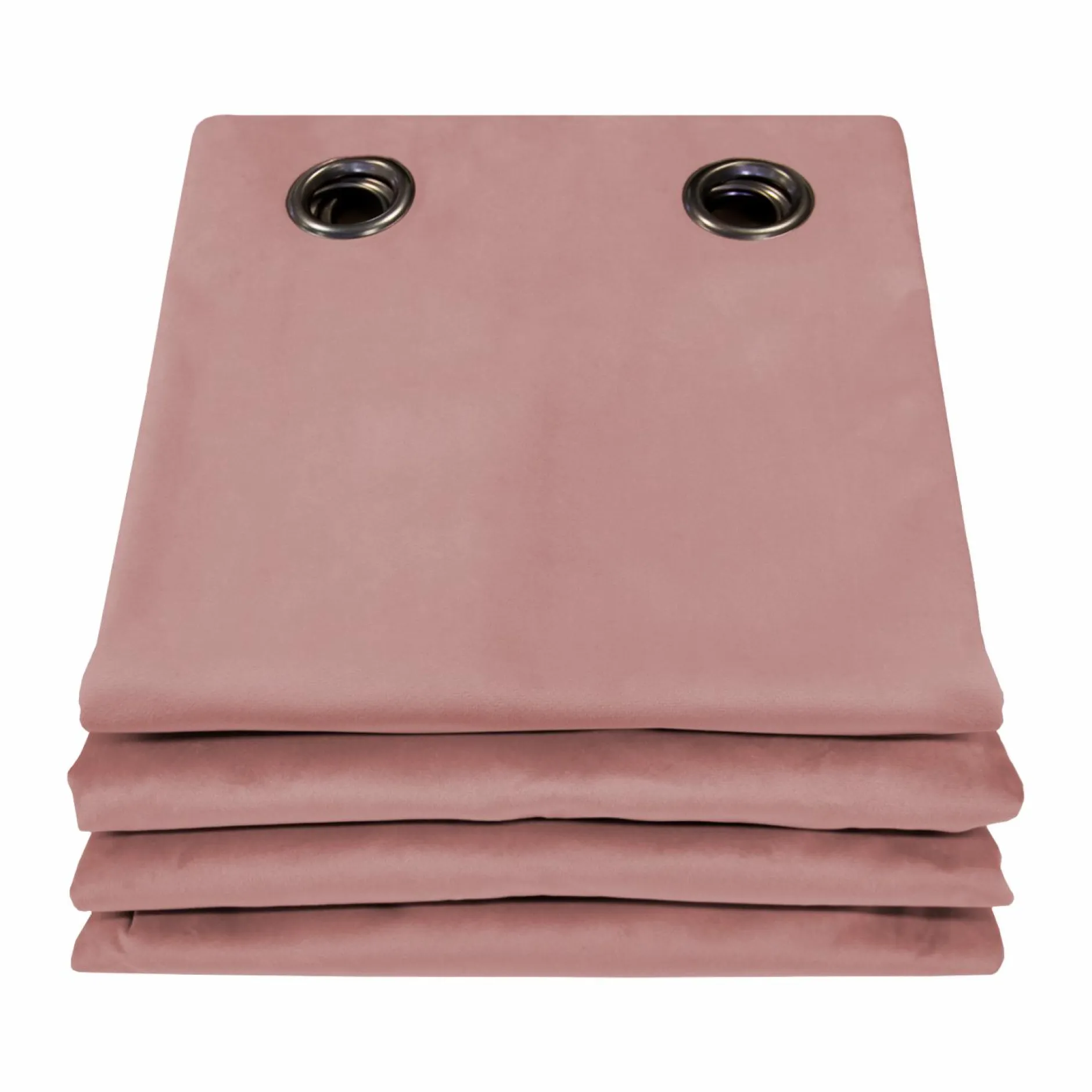 Rideaux Et Voilage|Rideaux Et Voilage>Camif MOONDREAM Rideau velours 3 en 1 phonique thermique occultant Marilou - Vieux rose