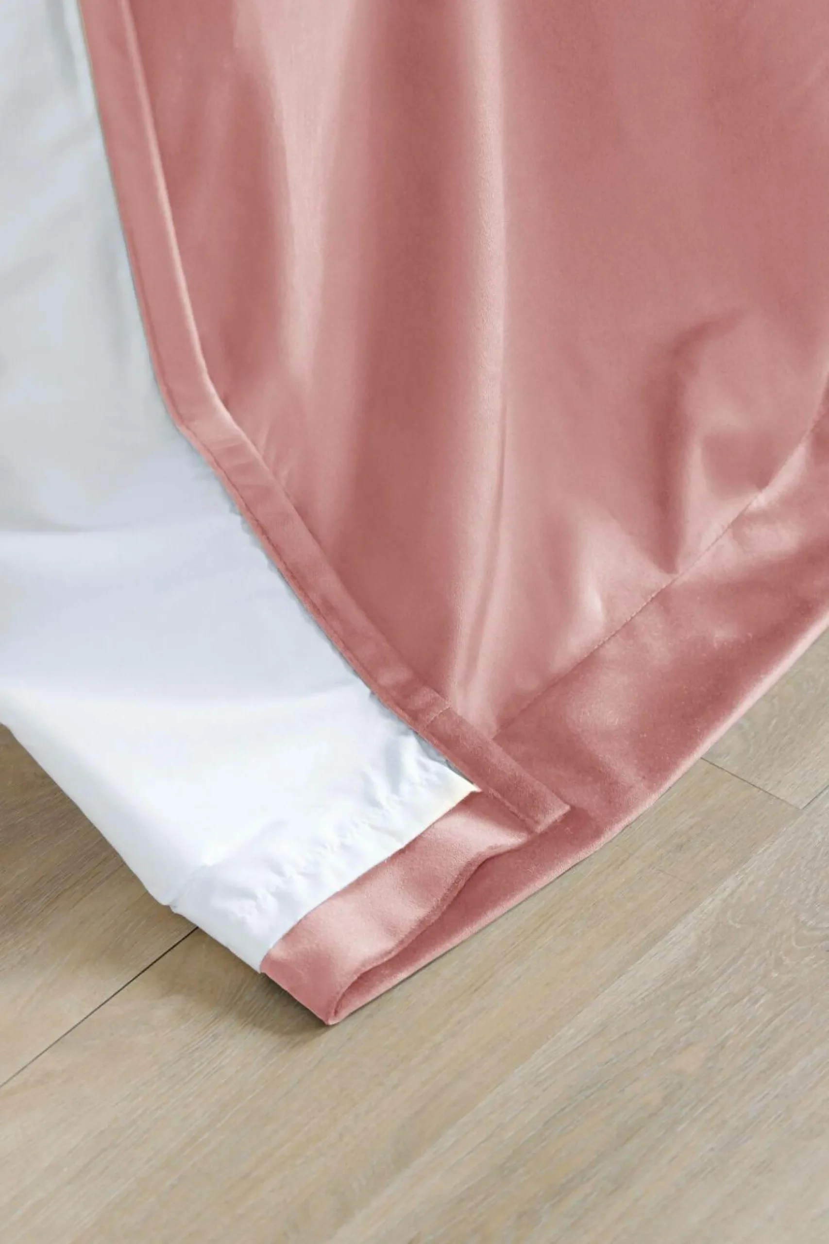 Rideaux Et Voilage|Rideaux Et Voilage>Camif MOONDREAM Rideau velours 3 en 1 phonique thermique occultant Marilou - Vieux rose