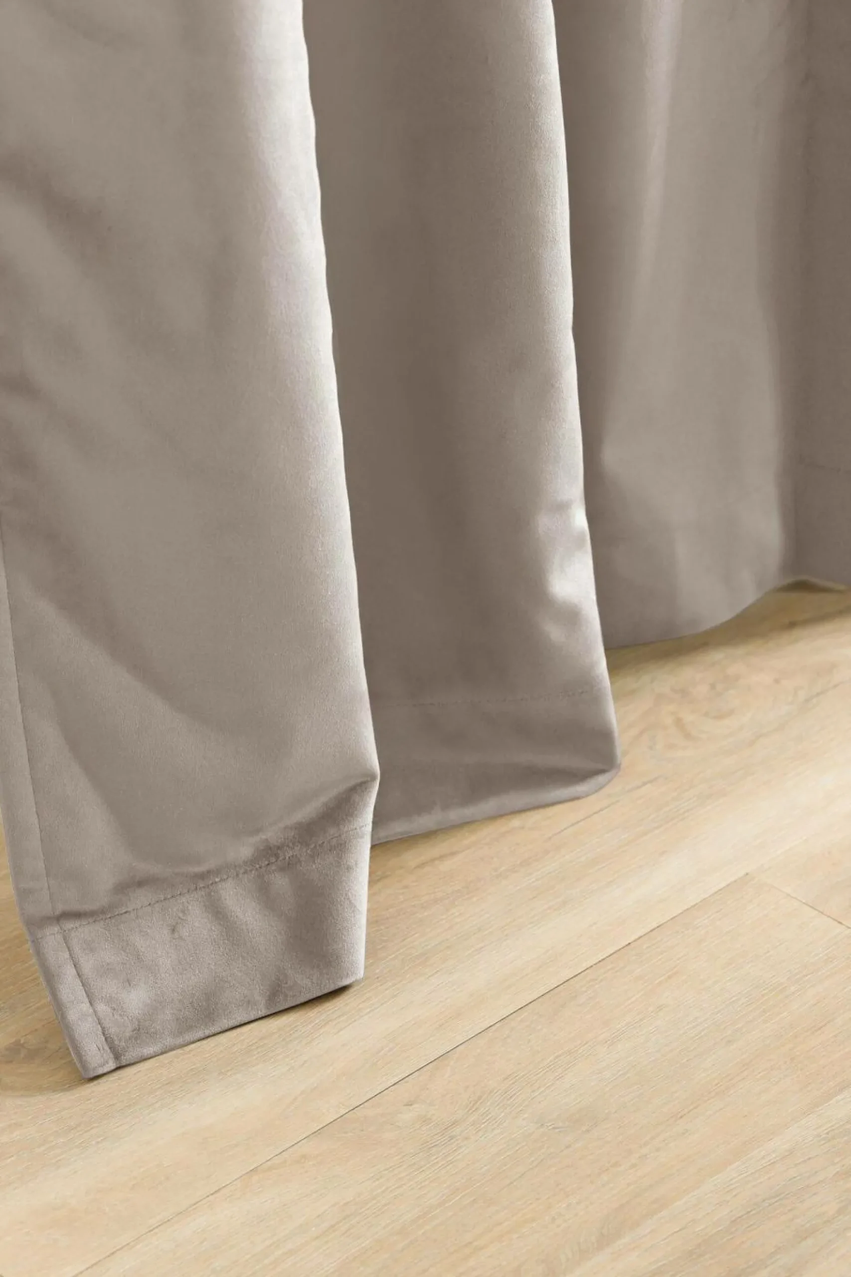 Rideaux Et Voilage|Rideaux Et Voilage>Camif MOONDREAM Rideau velours 3 en 1 phonique thermique occultant Marilou - Taupe