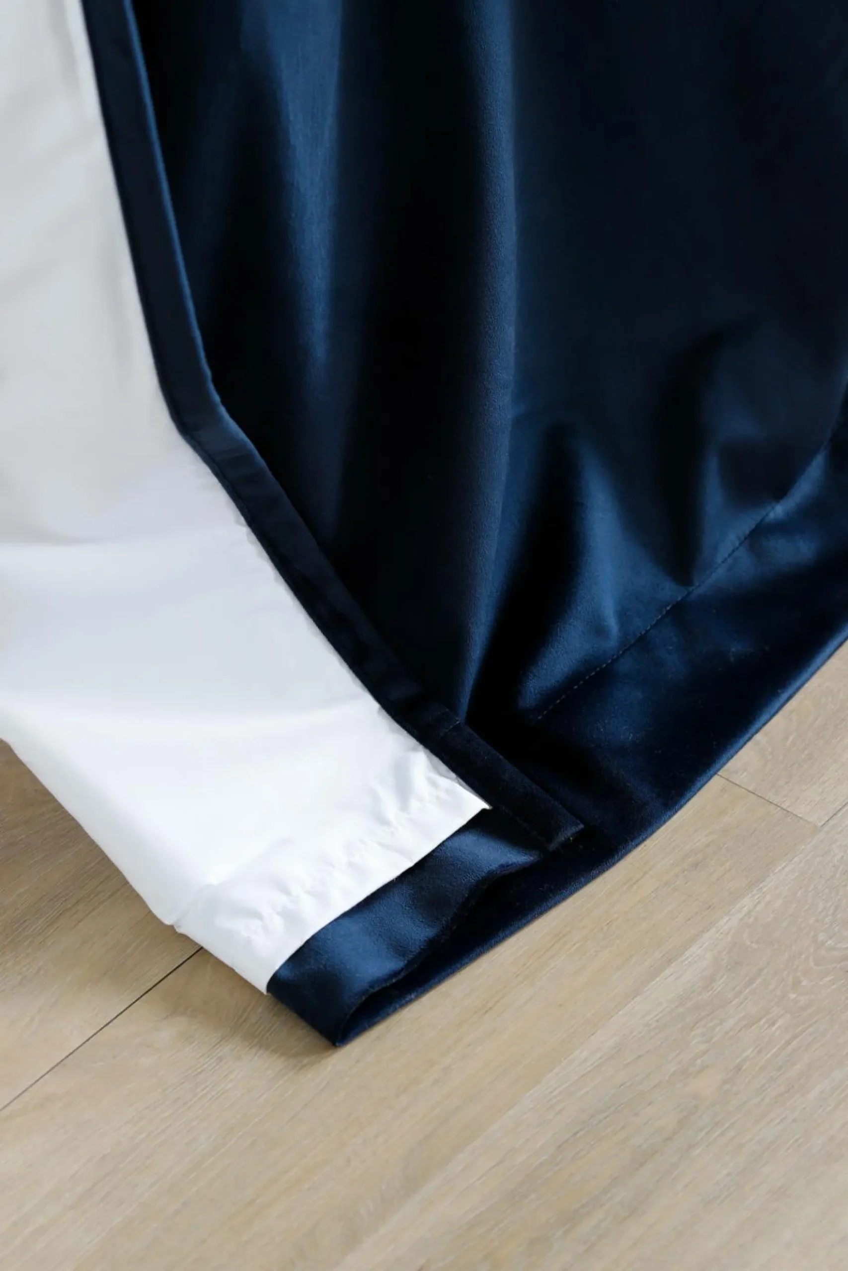 Rideaux Et Voilage|Rideaux Et Voilage>Camif MOONDREAM Rideau velours 3 en 1 phonique thermique occultant Marilou - Marine