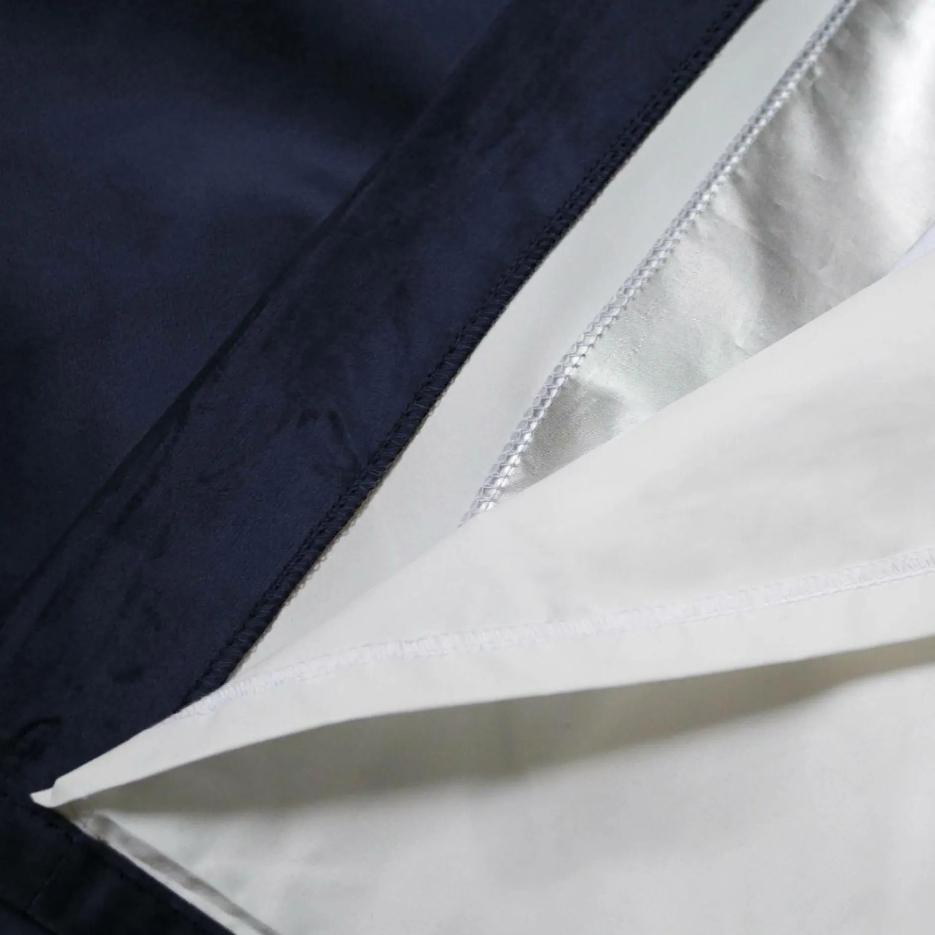 Rideaux Et Voilage|Rideaux Et Voilage>Camif MOONDREAM Rideau velours 3 en 1 phonique thermique occultant Marilou - Marine