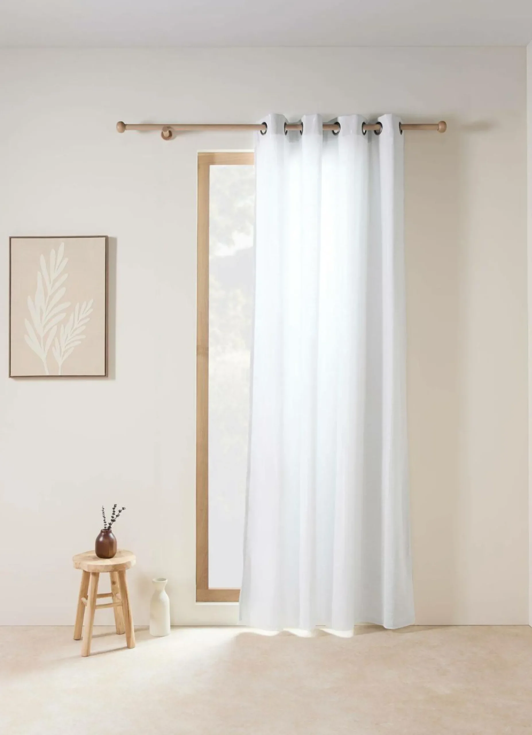 Rideaux Et Voilage|Rideaux Et Voilage>Camif MOONDREAM Voilage thermique Lilou - Blanc