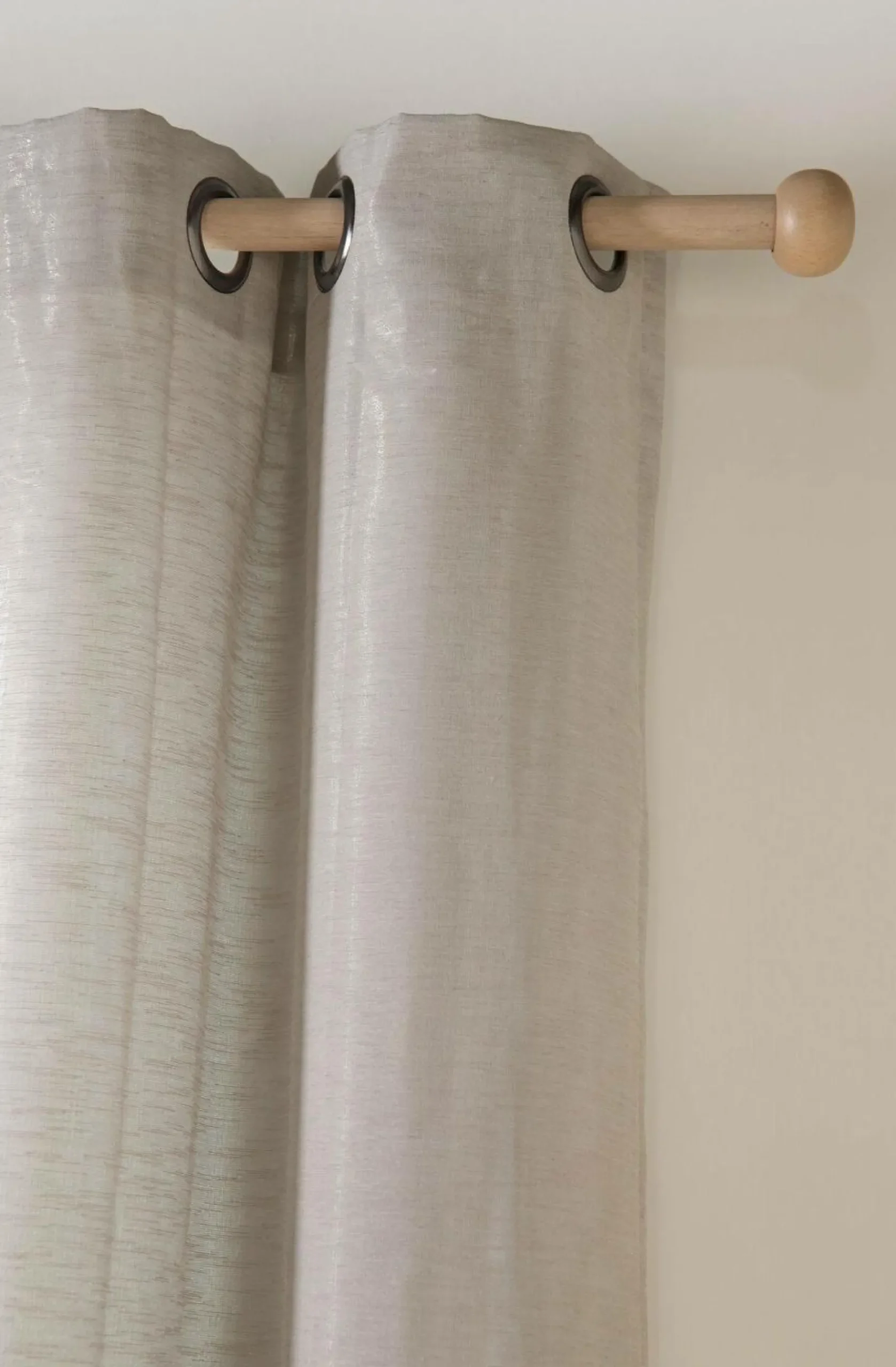 Rideaux Et Voilage|Rideaux Et Voilage>Camif MOONDREAM Voilage thermique Lilou - Galet