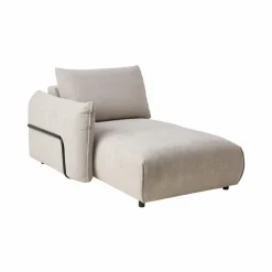 Canapés Modulables>Camif Méridienne pour canapé modulable tissu Solal - - Méridienne gauche Beige