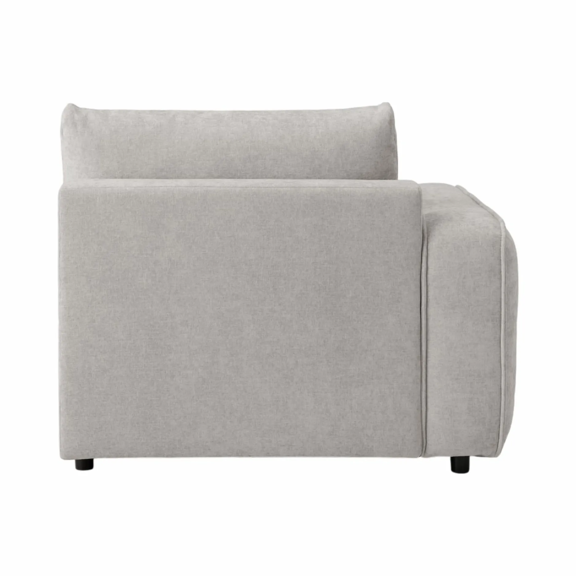 Canapés Modulables>Camif Méridienne pour canapé modulable tissu Solenn - - Méridienne droite Galet