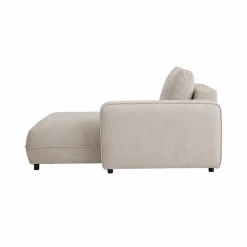 Canapés Modulables>Camif Méridienne pour canapé modulable tissu Solenn - - Méridienne droite Ecru