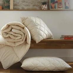 Oreillers|Oreillers>Camif Oreiller ferme en chanvre Clarisse - 50 x 70 cm