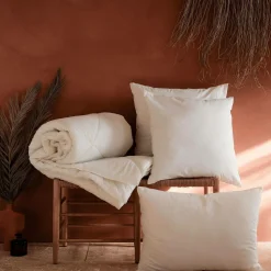 Oreillers|Oreillers>Camif Oreiller moelleux coton bio - 60 x 60 cm