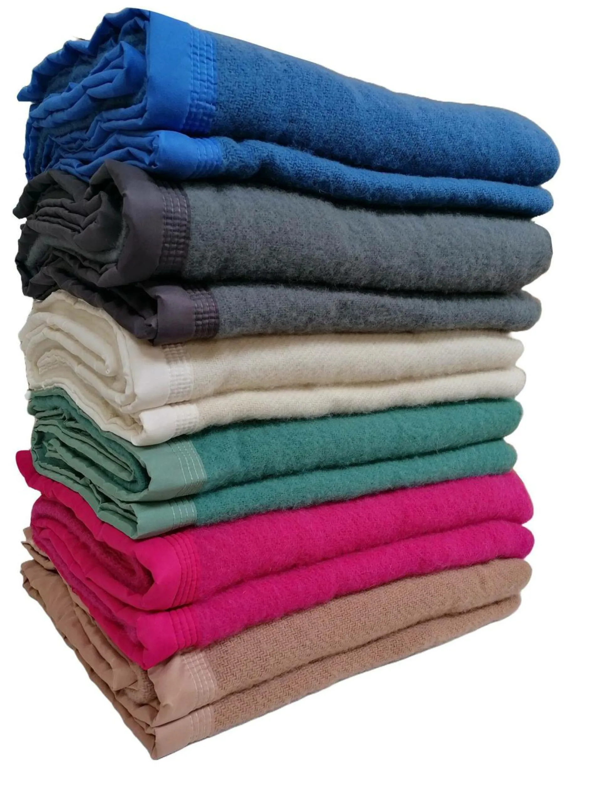 Couvertures>Camif OURSON Couverture laine Woolmark Champagny - - 150 x 220 cm Ecru