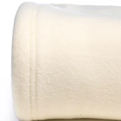 Couvertures>Camif OURSON Couverture maille polaire Thermotec - - 100 x 150 cm Ecru