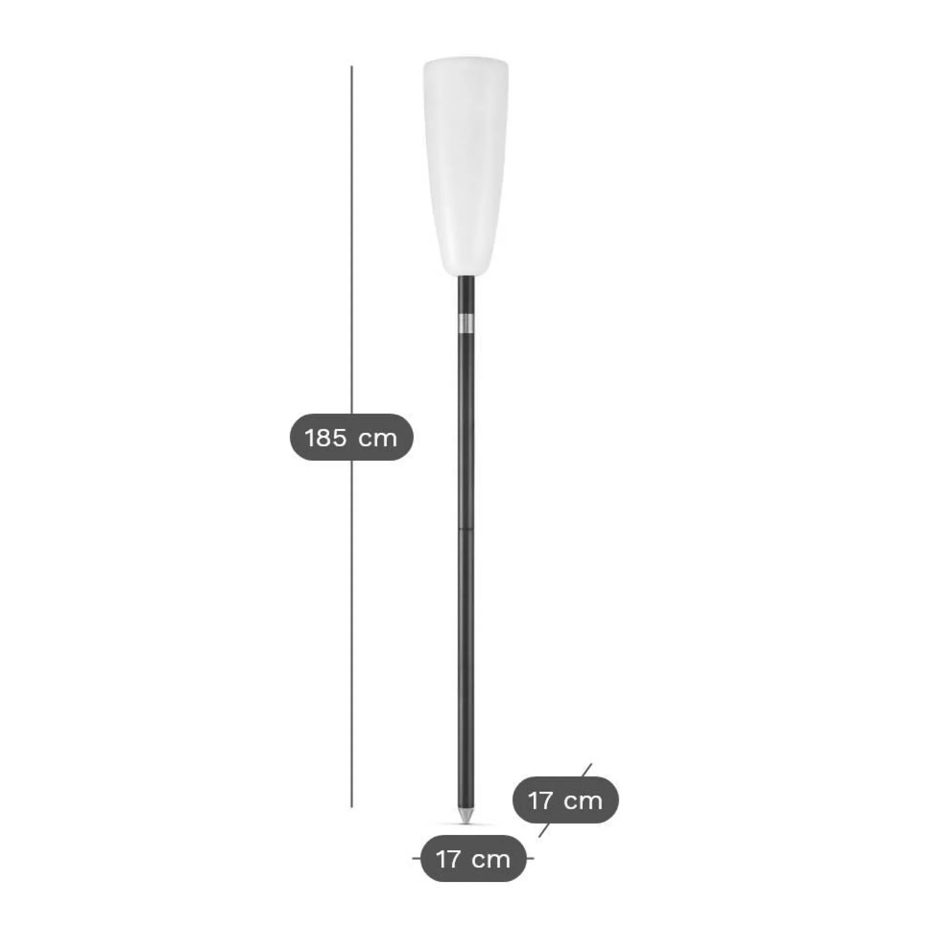 Lampadaires De Jardin|Lampes Nomades>Camif PARANOCTA Kit lampadaire sans fil - Vert Sauge