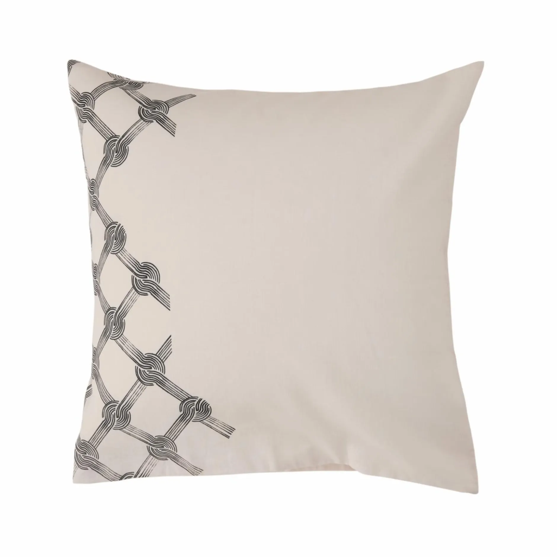 Housses De Couette|Parures De Lit>Camif Parure de lit coton lin Grand hôtel - - 240 x 220 cm Galuchat/Carbone